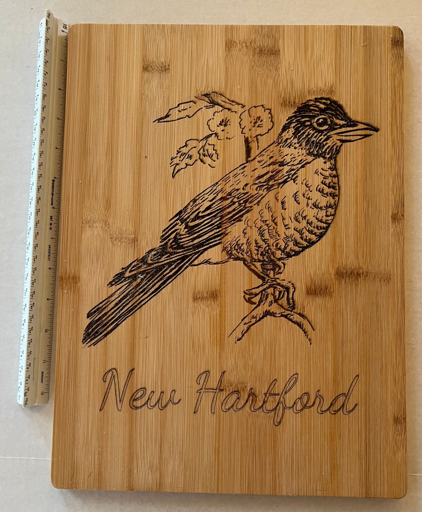 Bamboo Robin New Hartford Cutting Board