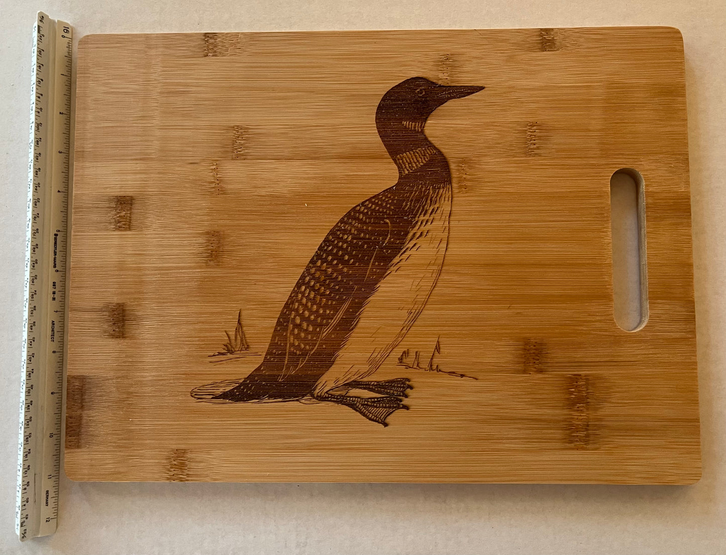 Loon Bamboo Cutting Board