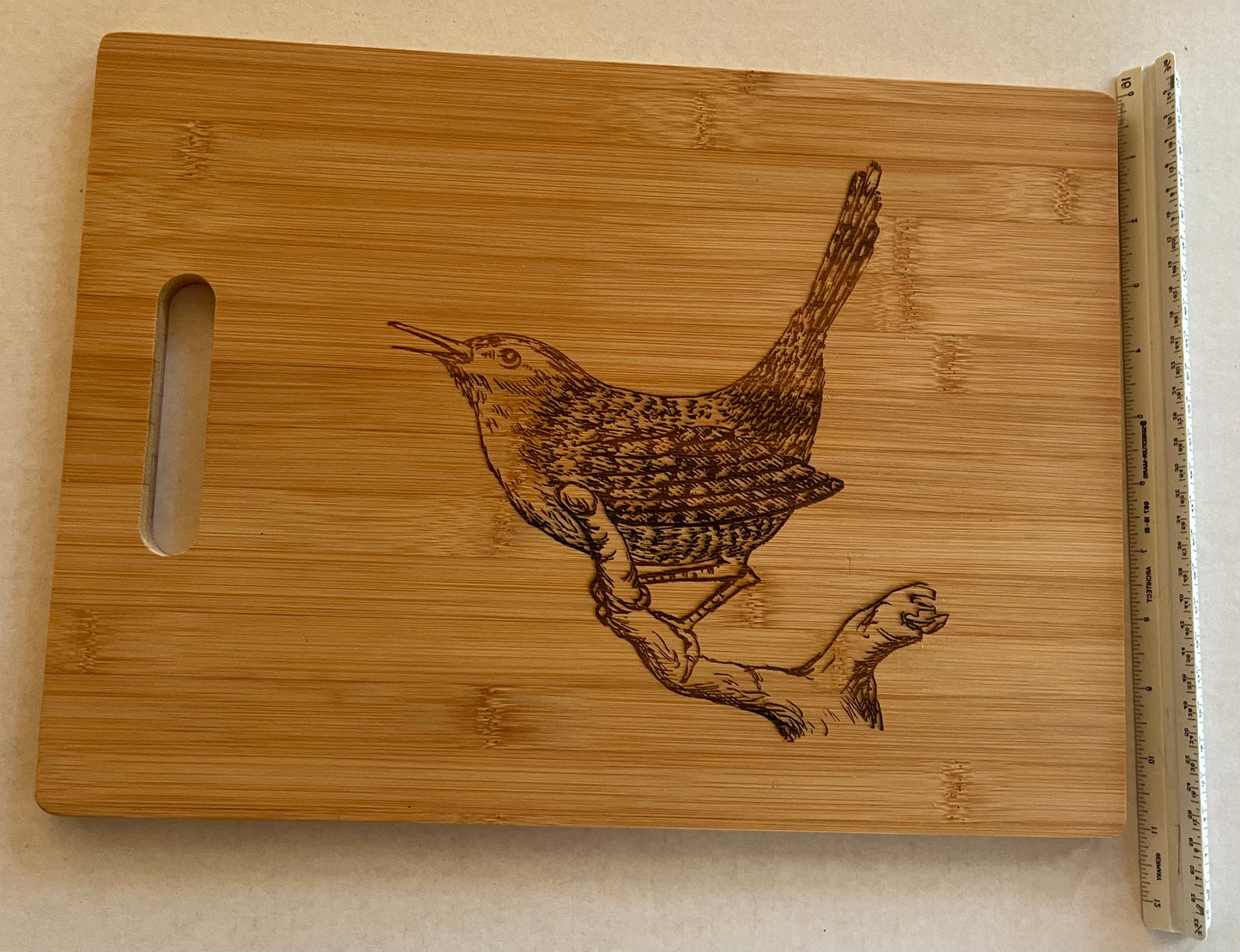 Bamboo Wren Cutting Board