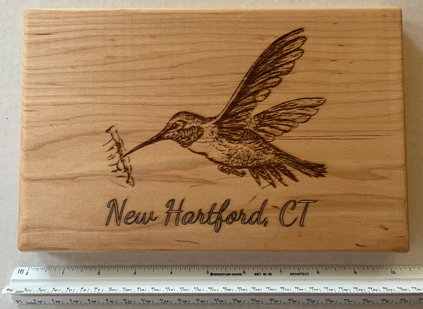 Hummingbird Cutting Board